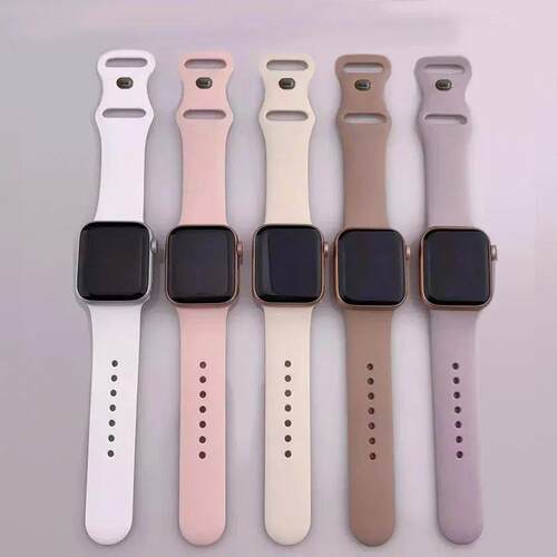 Silicone Strap For Watch Band 45mm 44 mm 46mm 40mm 41mm 49mm