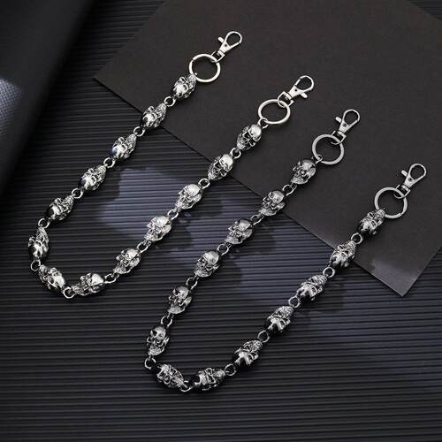 Metal skull jeans chain hip-hop 金属骷髅头牛仔裤链嘻哈