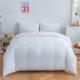 King Pillow Cover Duvet Set with Bedding White Case Luxury