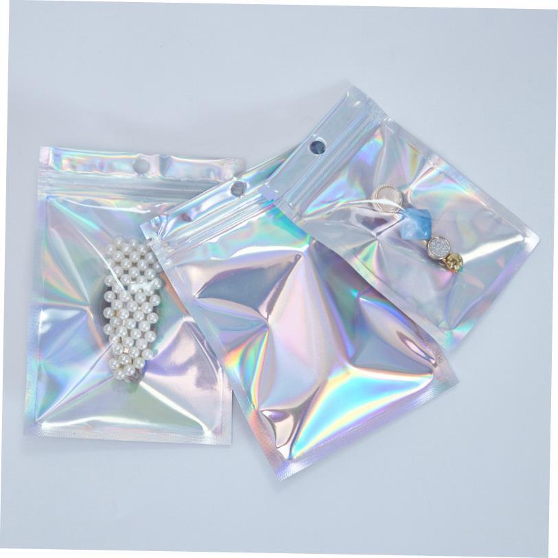 8 sizes 100Pcs/PAck PlAstic BAg Aluminum Foil HologrAm Food