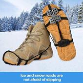 Boots For Crampons Cleats Hiking Ice Skid Traction Anti