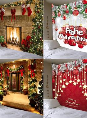Christmas background cloth Background wall decoration tapest