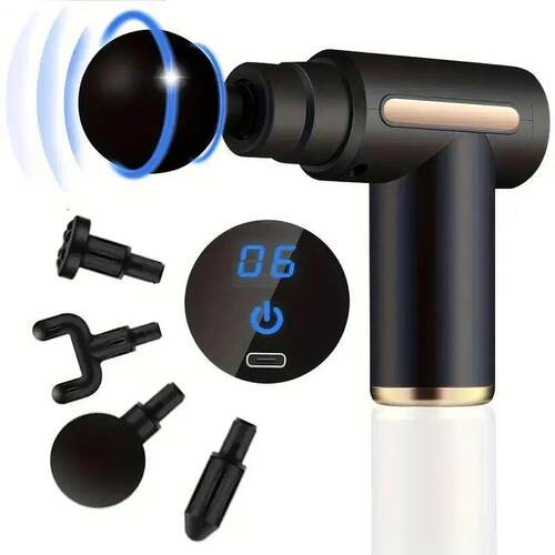 Fascia Gun Muscle Relaxation Massager Electric Vibration Mas