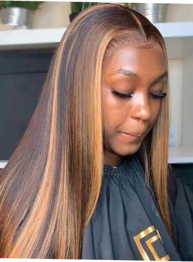 Wig wig Brazilian hair beautiful root lace centaur bun