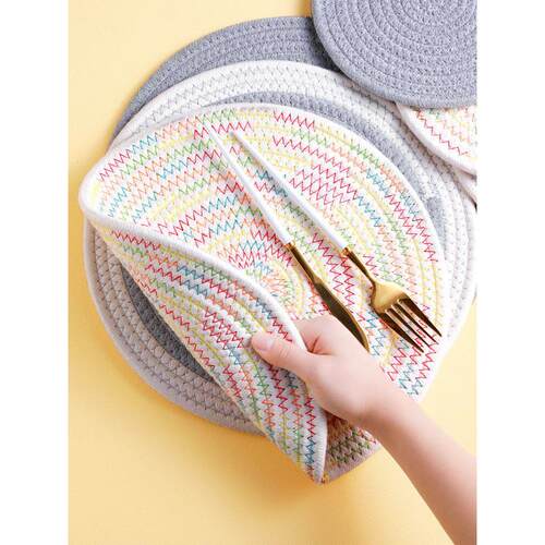 Corn fur woven Dining Table Mat Heat Insulation Pot Holder