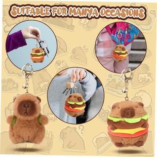 Capybara Plush Keychain Toy Stuffed Animals Plush Pendant
