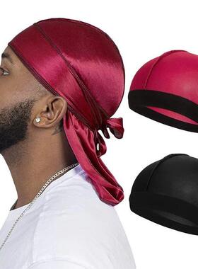 3PCS/LOT Long Silky Durag Long Tail Silky Scarf Doo Rag Pir