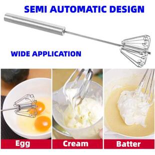 Stainless Steel Semi-Automatic Egg Milk Beater Mixer