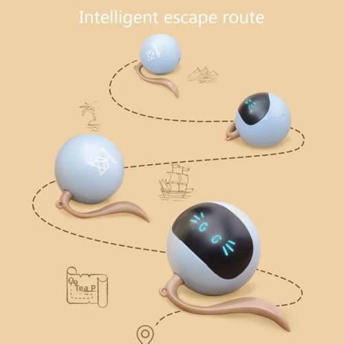 Smart Electric Cat Toys Automatic Rolling Ball Interactive C