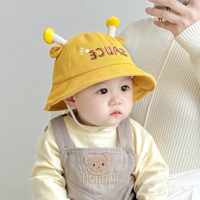 婴儿帽子春秋薄款男女童小月龄盆帽秋冬可爱宝宝婴幼儿渔夫帽韩版,童装/婴儿装/亲子装,帽子,淘宝优惠券,粉丝福利购,淘宝优惠卷