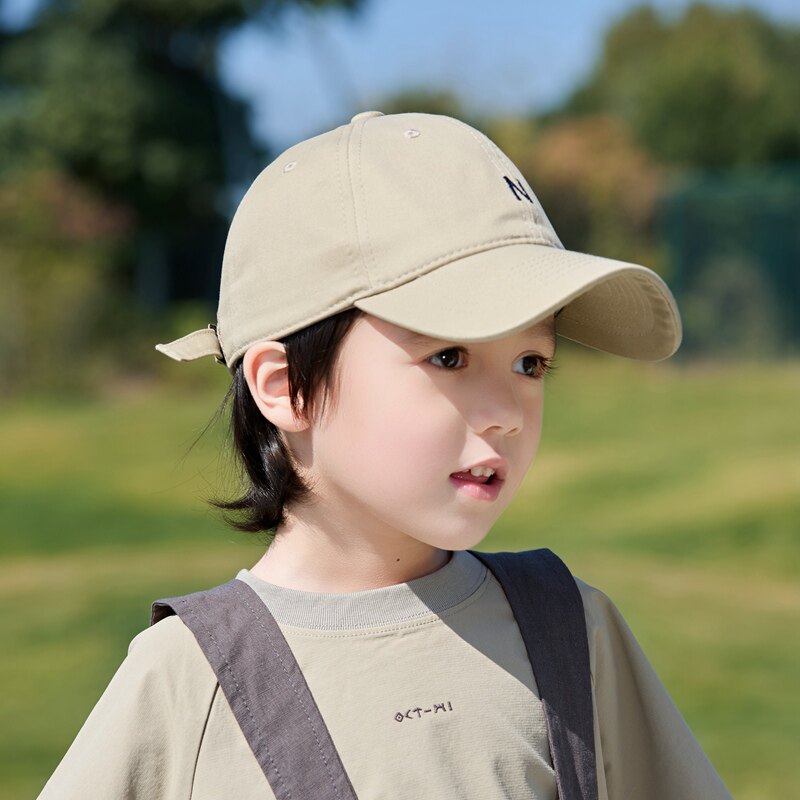 儿童帽子春秋薄款男童棒球帽中大童小孩帅气出游遮阳防晒鸭舌帽潮
