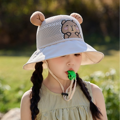 儿童渔夫帽夏季薄款防晒遮阳帽