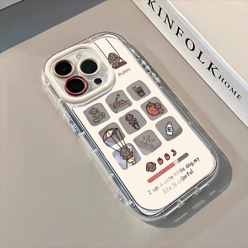 适用OPPO手机壳Reno/3/4/5/6/7/8/9/10/11/12新款小狗92软壳pro硅胶套se男女款5G网红全包卡通超薄防摔个性潮