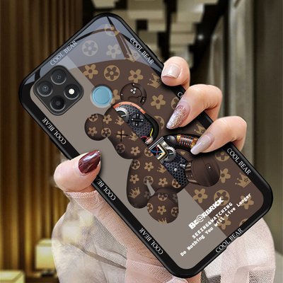 适用OPPOA15S手机壳A15S的手机套oppo新款防摔软壳硅胶男女款玻璃网红高级感可爱超薄全包个性卡通专用奢华保