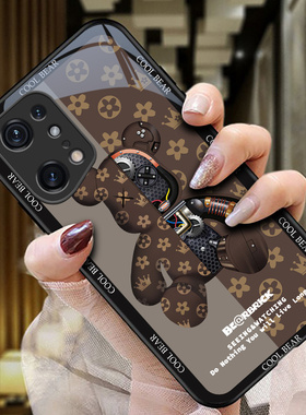 适用oppoFindx5pro手机壳PFEM10手机套OPPO的保护套findx5pro新款防摔硅胶男女款玻璃可爱软壳硬高级超薄全包