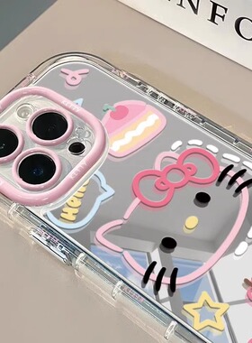 适用Mi小米9/10/11/12/13/14/civi/1s/2/3/4/s/x手机壳pro新款凯蒂猫52软壳硅胶套男女款全包5G卡通薄网红防