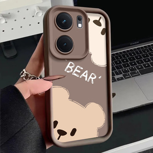适用IQOONEO9手机壳V2338A的两只熊手机套vivoIQOONEO9新款vivo防摔软壳硅胶男女款网红可爱情侣卡通超薄全包