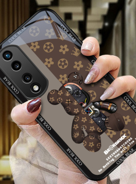 适用荣耀70pro+手机壳HPB-AN00华为honor手机套的新款防摔软壳硅胶男女款玻璃网红可爱超薄全包个性卡通专用