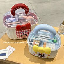 新款可爱药盒多功能医药箱大容量便携式药品收纳盒家用宿舍急救箱