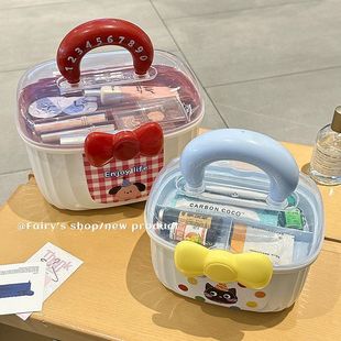 可爱药盒多功能医药箱大容量便携式 新款 药品收纳盒家用宿舍急救箱