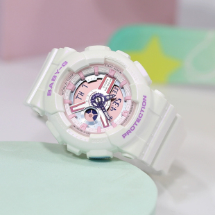 电子表BA G运动时尚 110X 7A1 CASIO新款 卡西欧手表女BABY