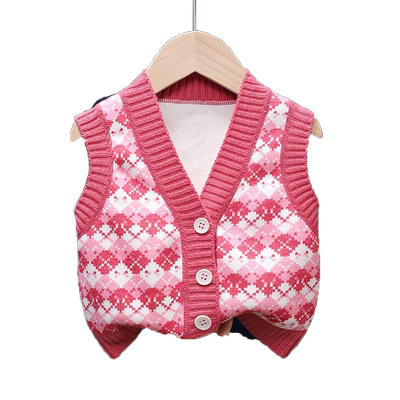 针织衫女童洋气秋冬季