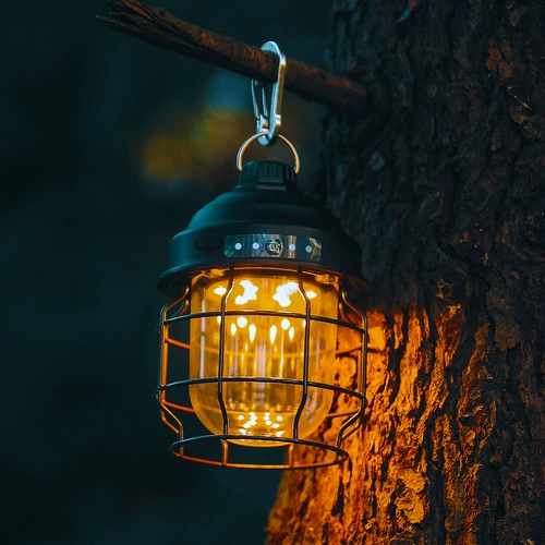 Светодиодный дорожный атмосферный сверхдлинный ретро подвесной светильник для кемпинга, в американском стиле