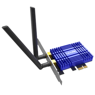 LR-LINK 联瑞 基于AX210/AX200主控 WiFi6无线网卡 PCIEX1内置台式机无线网卡 电竞游戏wifi接收器