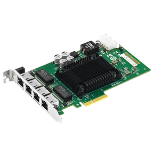 LR-LINK 联瑞PCIEx4千兆双/四电口POE+供电网卡 基于WX1860A4主控 图像采集卡工业相机机器视觉 2054/2049