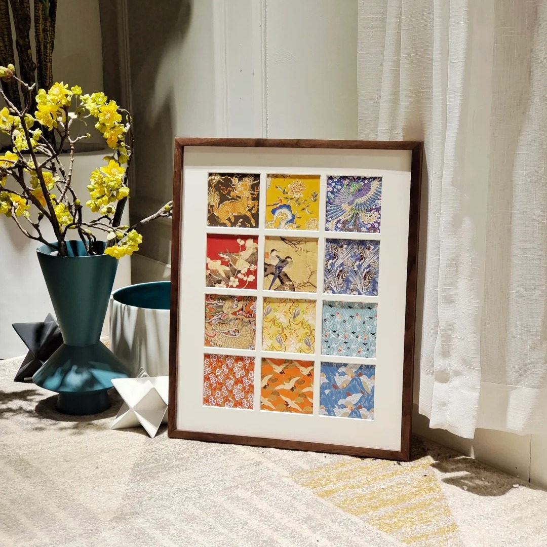 季彩新中式故宫国潮文创相框贺卡