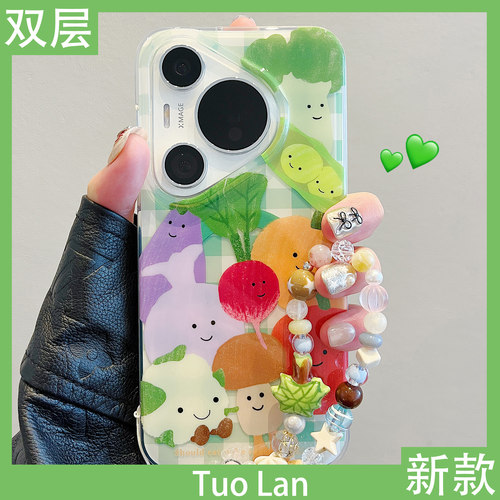 适用华为pura70pro小清新保护壳