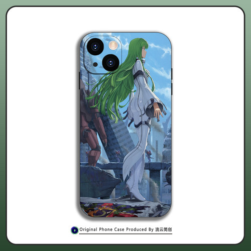 反叛的鲁路修CC废墟都市磨砂硅胶手机壳同人周边适用于iPhone16苹果17小众动漫二次元御姐日系磁吸防摔保护套