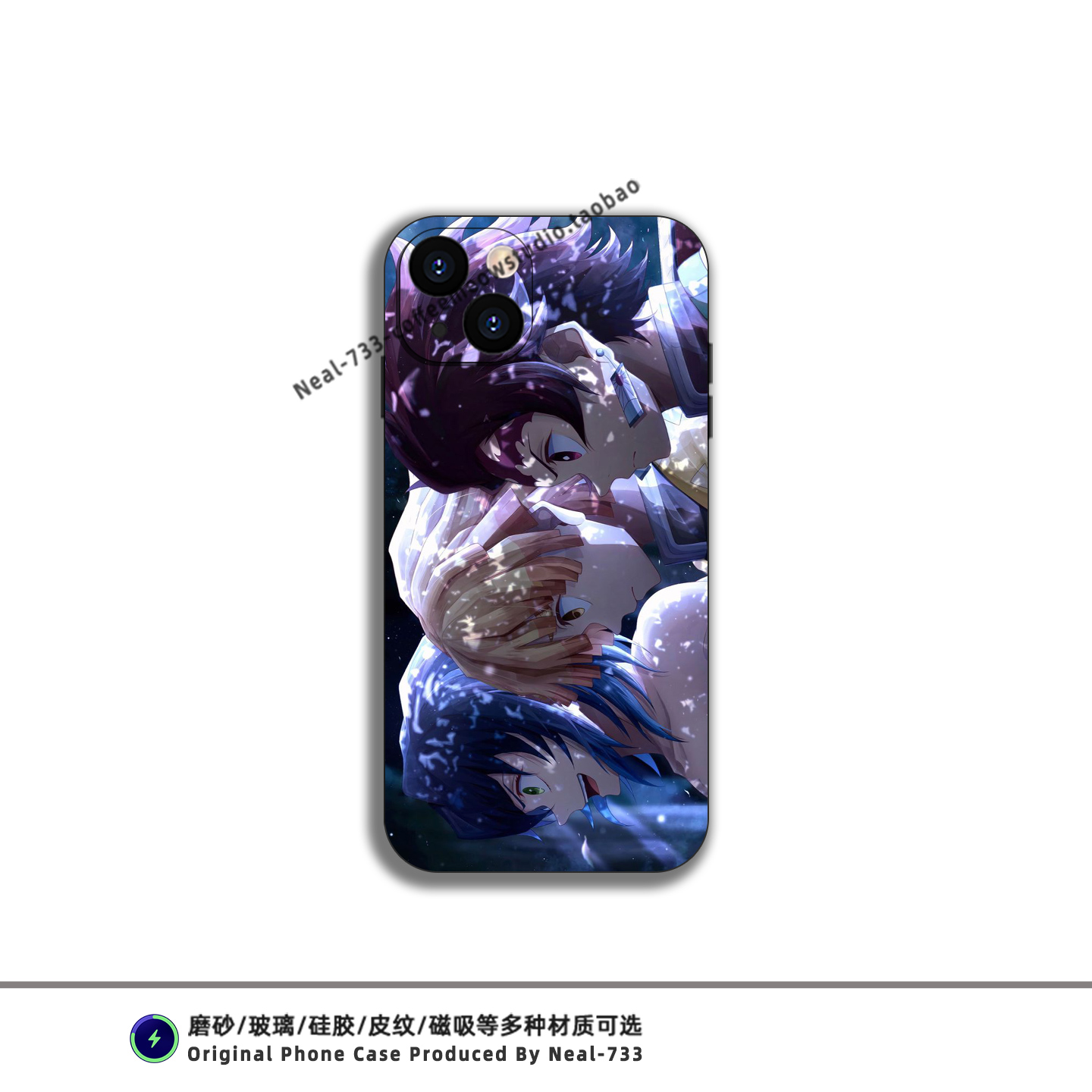 鬼灭之刃iPhone16ProMax手机壳11苹果15小米14IQOO13华为P70适用Mate60动漫周边Nova12荣耀90VIVOX100红米K80