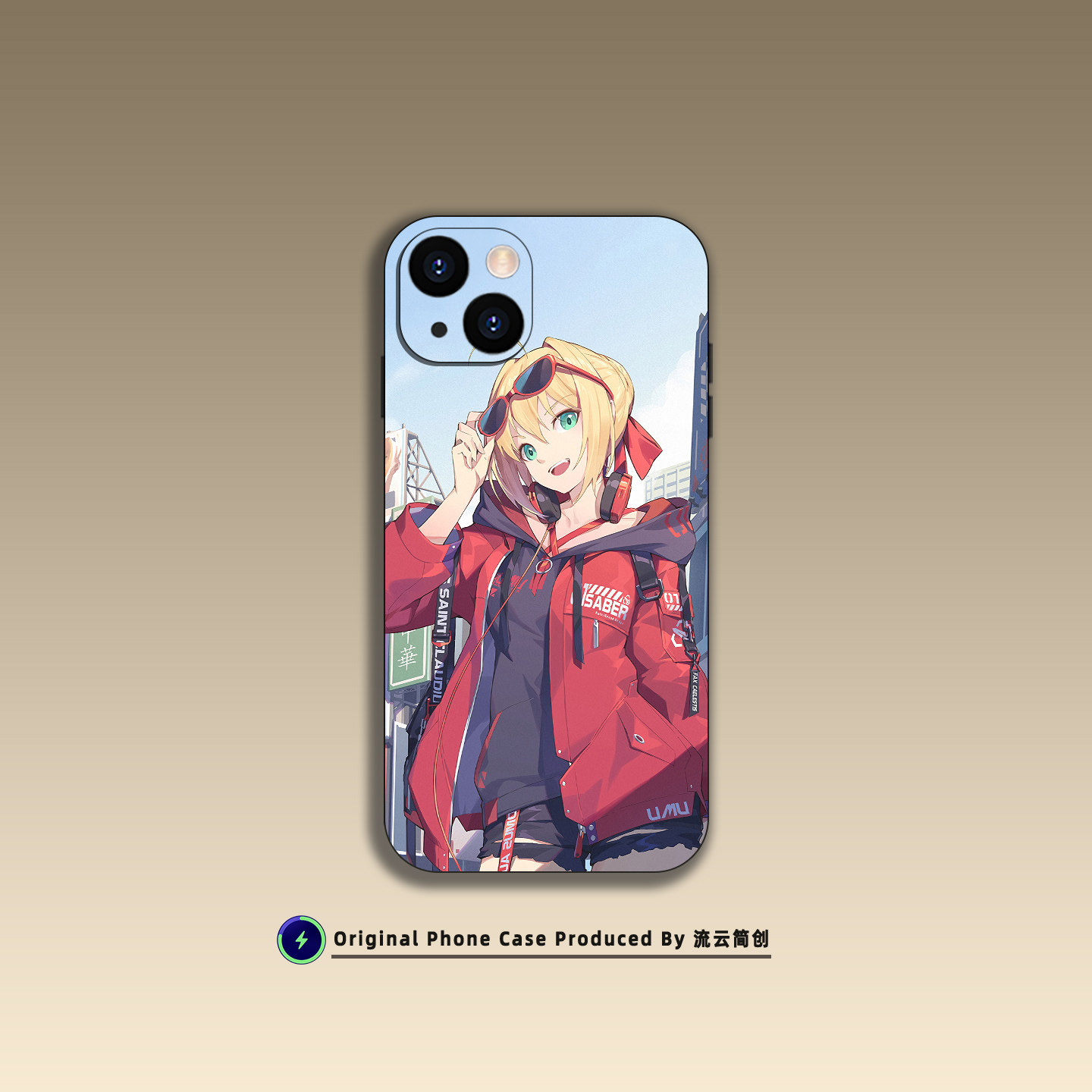 FGO动漫Saber手机壳适用于苹果16红米K90小米15二次元OPPO液态硅胶VIVO华为荣耀Air磁吸iPhone17ProMax保护套