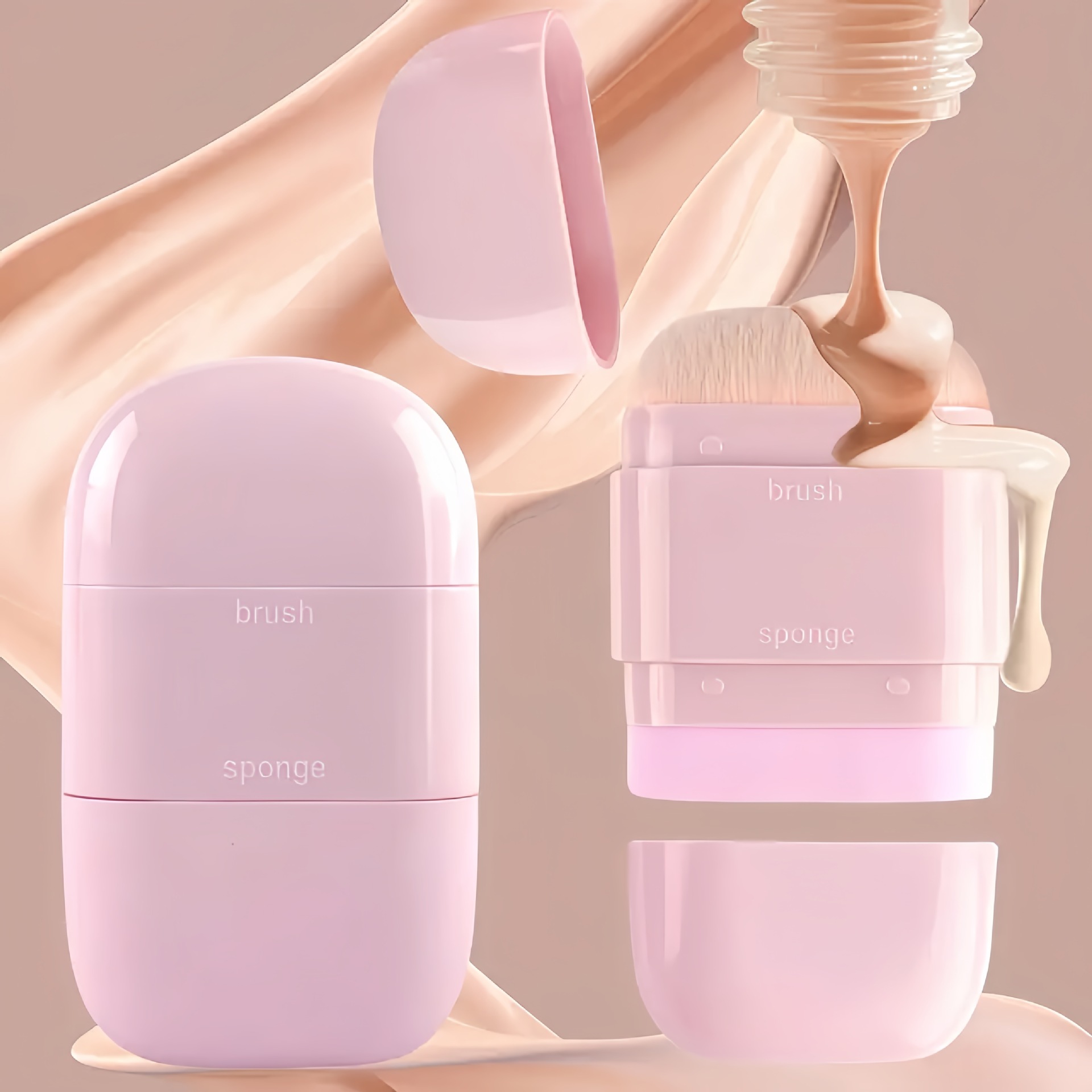 新款美妆达人无痕粉底刷