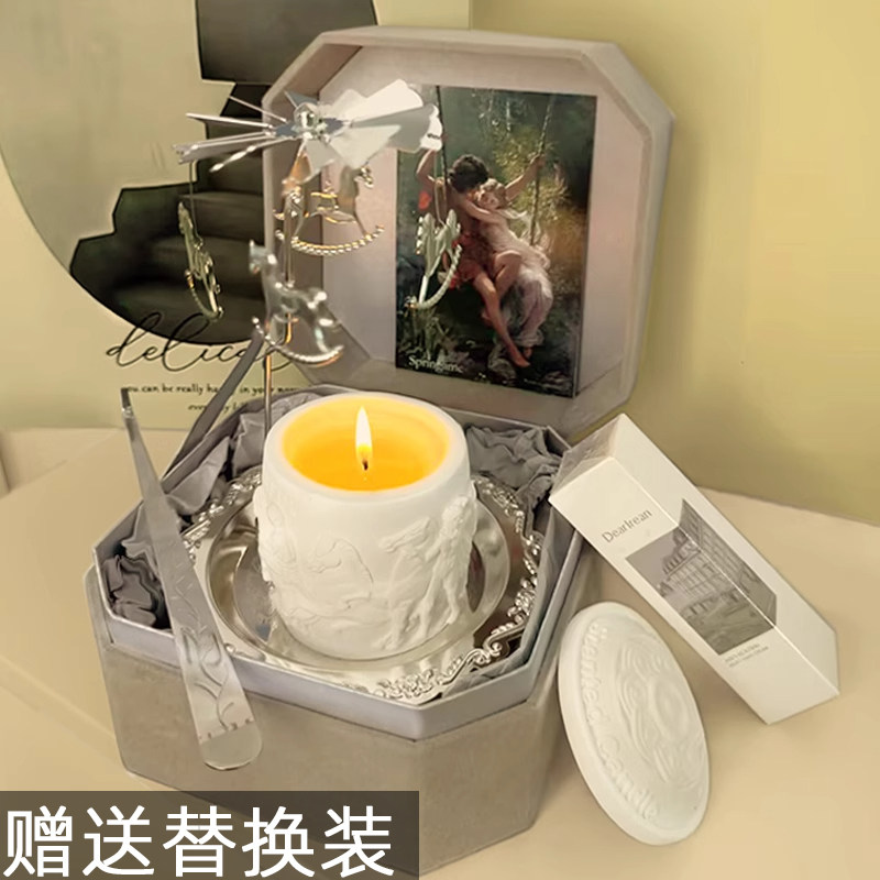 帕特农神庙香薰蜡烛马灯礼盒