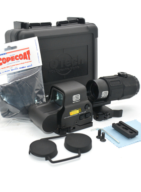 金属全息红点558G33套装侧翻20MM快拆固定3倍放大模型弹弓玩具