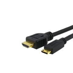 EIMIO便携显示器mini HDMI to HDMI 2.0视频线4K转hdmi2.0通用