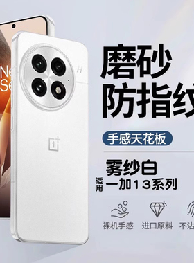 适用于一加13手机壳超薄散热1+13保护套新款磨砂一加12简约ace3pro外壳ace3pro超薄散热por高级感oneplus男女