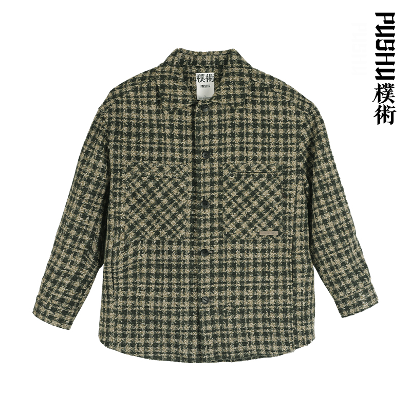 朴术轻奢小香风时尚短款呢大衣