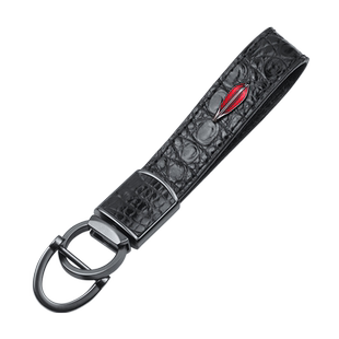 红旗钥匙扣新款HS5 H7 HS7 H9专用高档汽车用真皮链环圈男士挂件