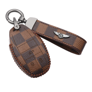 24-25-26款宾利车钥匙套新款添越飞驰专用欧陆高档男女包保护壳扣