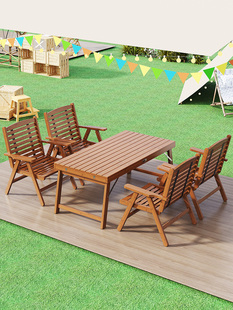 庭院户外桌椅可折叠阳台休闲区布置露台一桌二椅茶桌天台桌椅室外