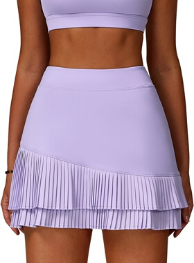 Tennis girl夏季新款网球裙防走光修身显瘦运动裙高弹性速干透气