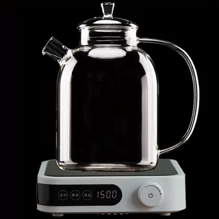 耐高温大容量加厚过滤玻璃茶壶