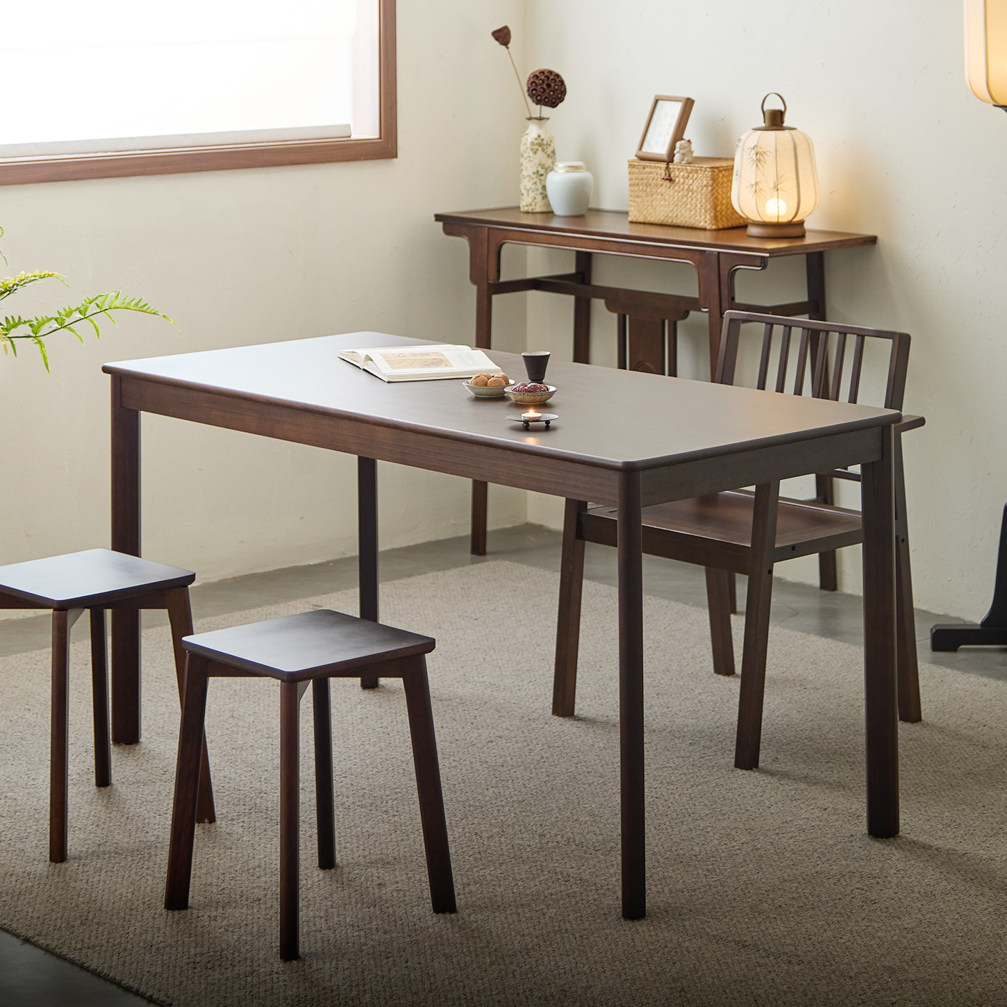 实木茶桌椅组合家用客厅阳台泡茶台现代简约轻奢高级感茶室泡茶桌 - 封面