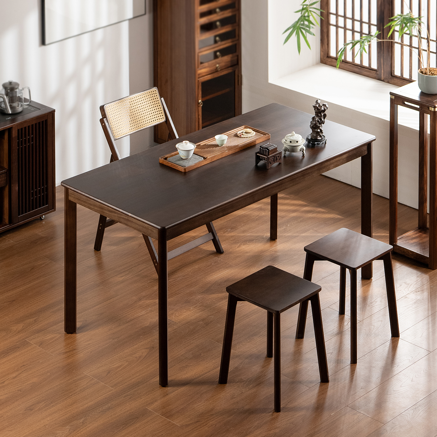 实木茶桌椅组合客厅阳台泡茶桌