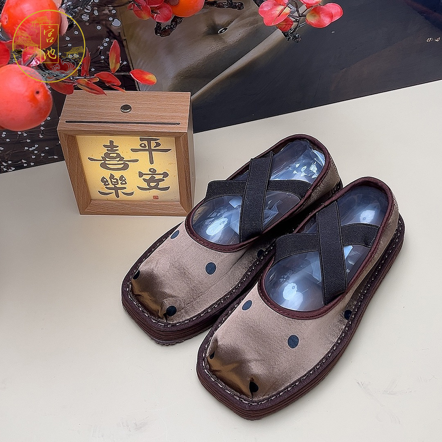 真丝丝绒芭蕾鞋新中式平底软底透气千层底纯手工女士布鞋春夏单鞋