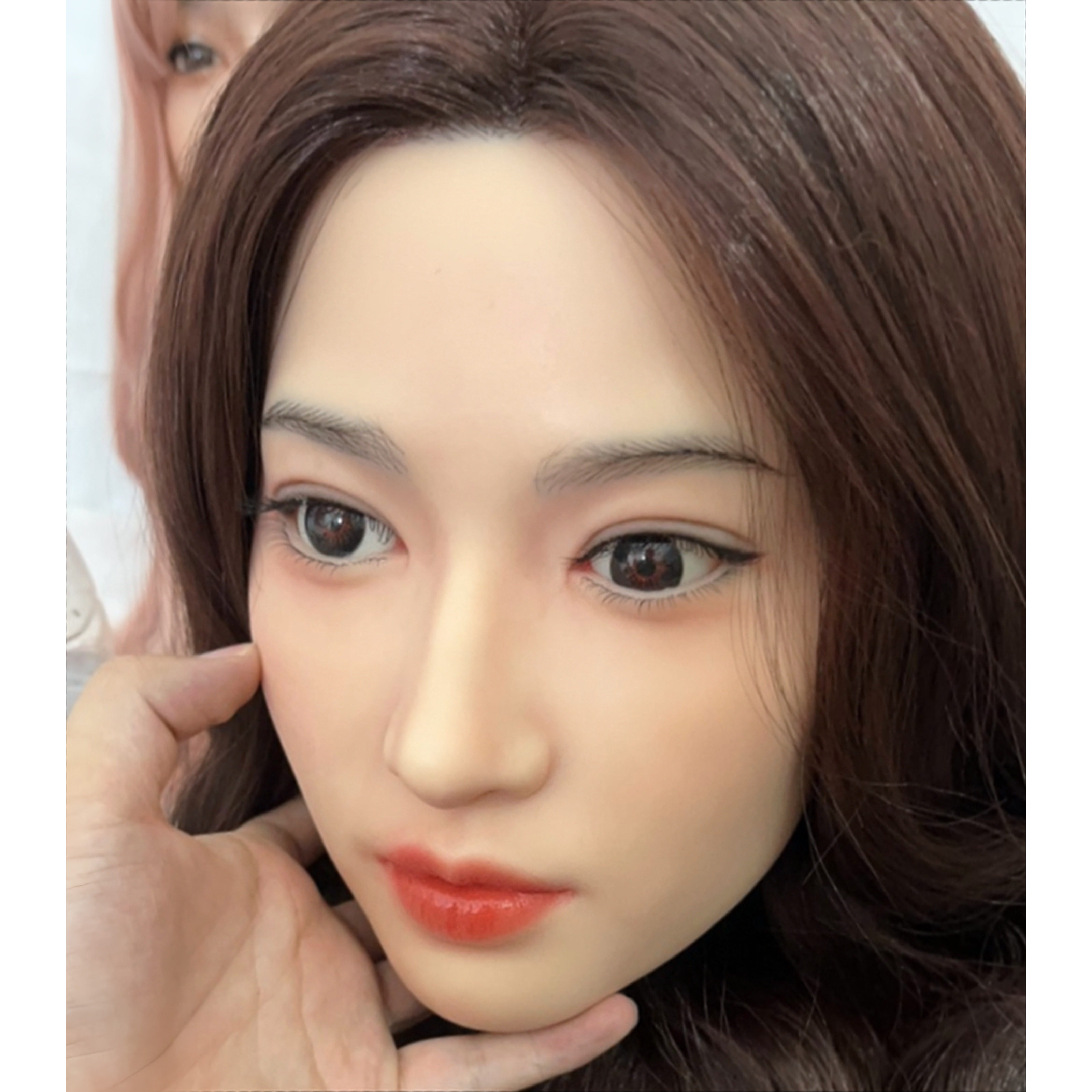 硅胶头雕头模明星款模特单头部