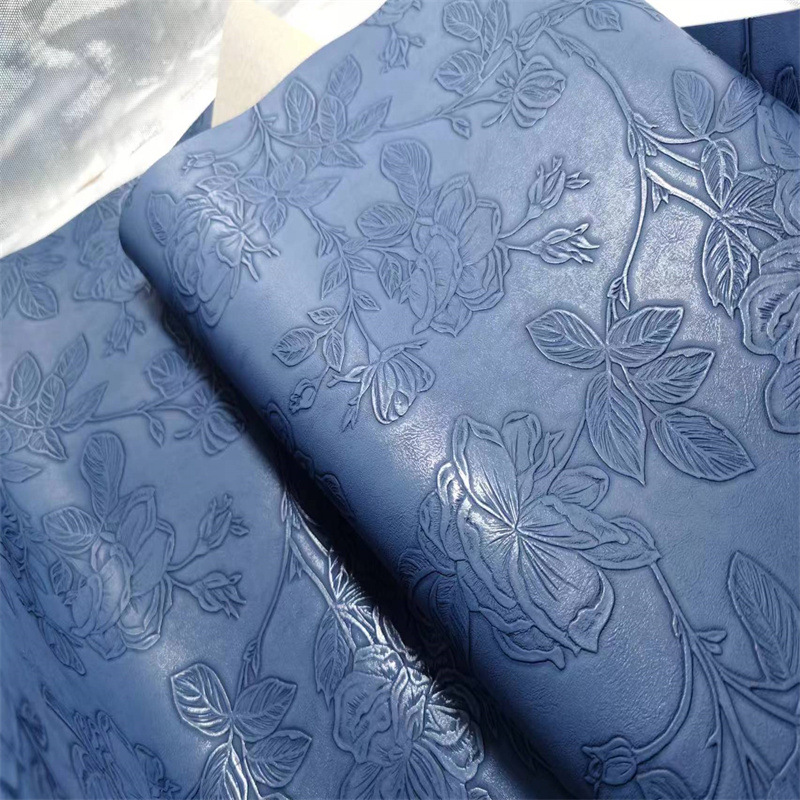 1.0mmPVC压花防水皮革面料人造革箱包皮带包装钱包手提包软包皮料